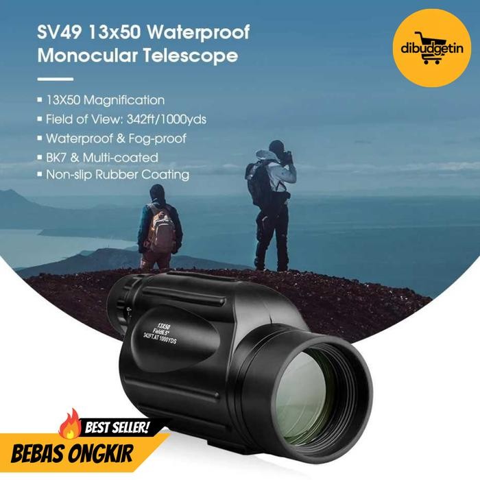 SVBONY Teropong Monocular Telescope Multi Coated Waterproof - SV49