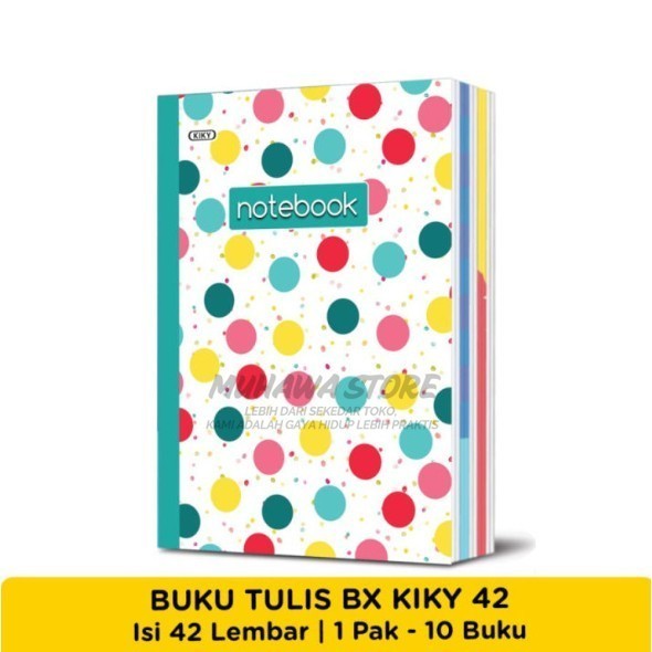 

BUKU TULIS BOXY KIKY 42 LEMBAR (1PACK ISI 10 BUKU)