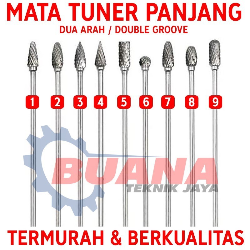 TERMURAH Mata Tuner Panjang / Mata Tuner Porting / Long Cuner 3x100mm / Mata Tuner / Mata Tuner Beng