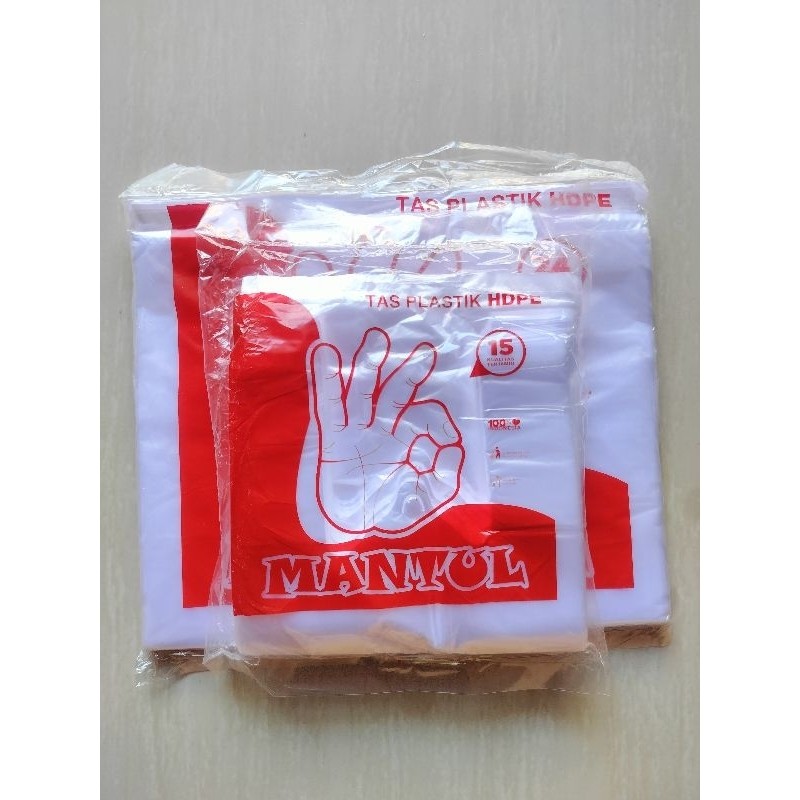 Kantong Plastik Bening / Plastik Hd Bening Uk 15 24
