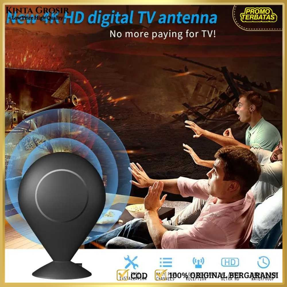 Antena TV Digital Indoor Outdoor DVB-T2 30dB dengan Amplifier dan Kabel 5 Meter - LK86