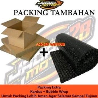 

packingan tambahan buble wrap / pengaman pemeckingan dengan tebal buble wrap