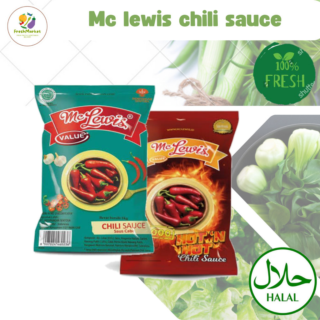 

Sauce Saos Saus Me lewis 1Kg Sayurinstant