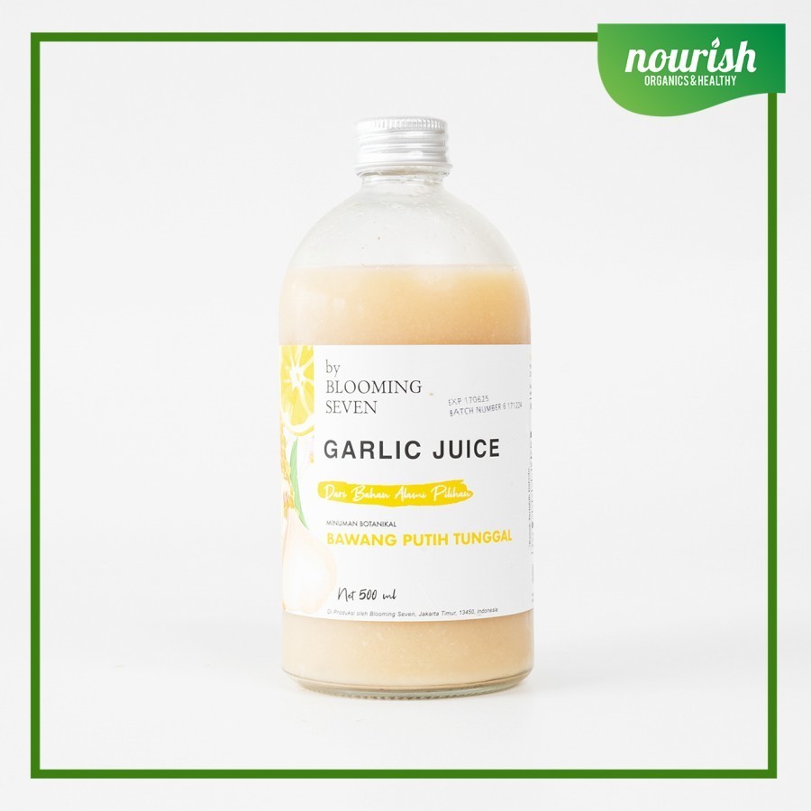 

Blooming Seven Jus Bawang Putih Tunggal Jahe Lemon Madu - 500ML