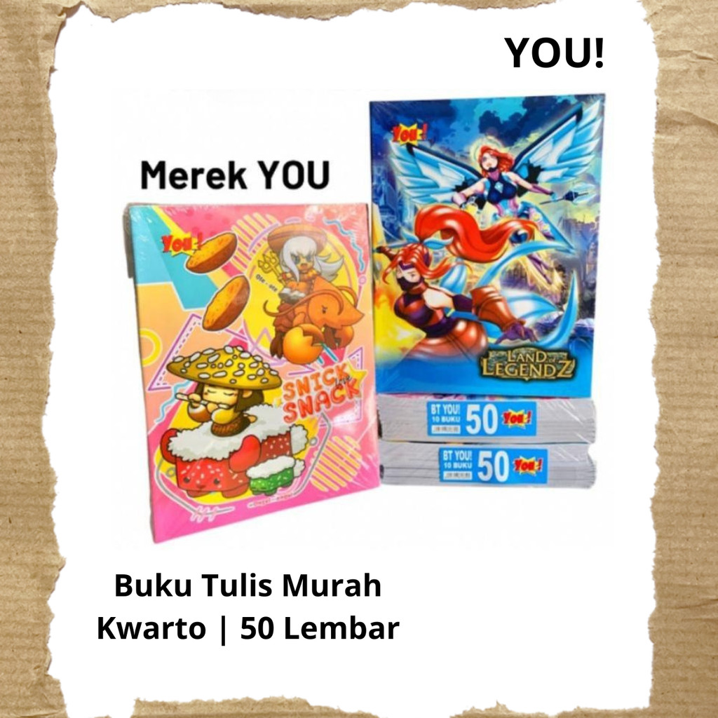 

Buku Tulis You 50 Lembar