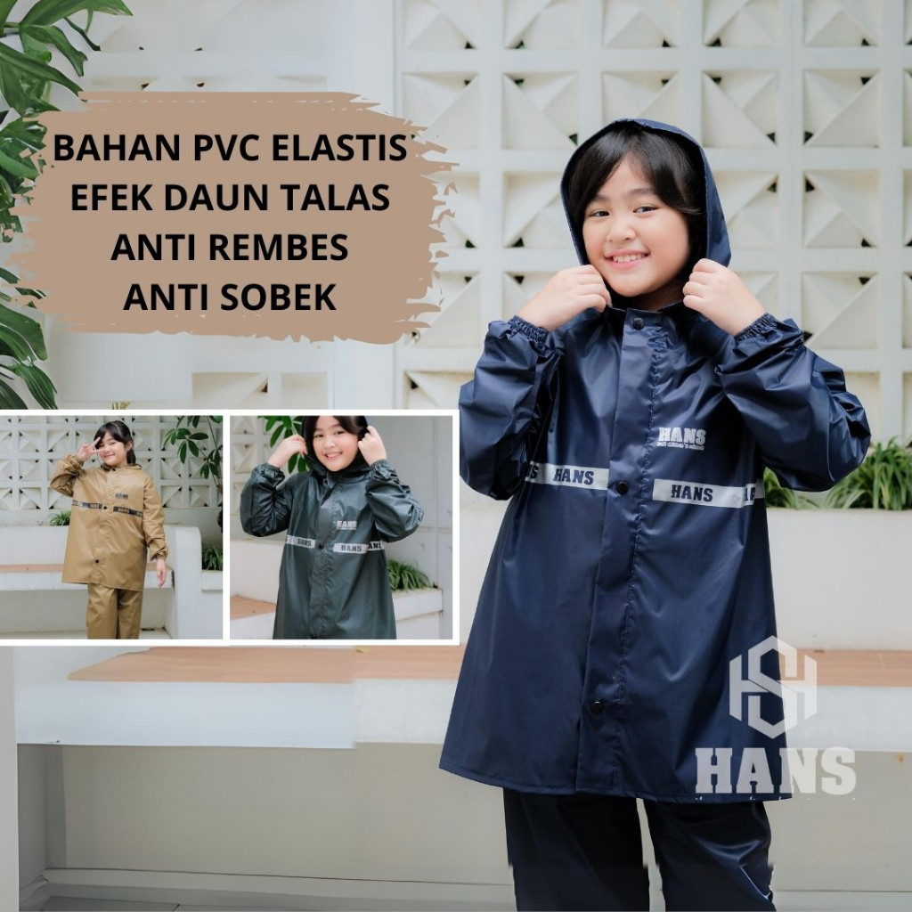 Jas Hujan Anak Laki Laki Jas Hujan Anak Perempuan Jas Hujan Anak SD SMP
