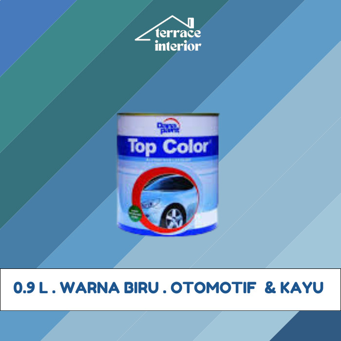 Cat Duco Top Color Warna Biru Glossy 1L ( AUTOMOTIVE LACQUER )