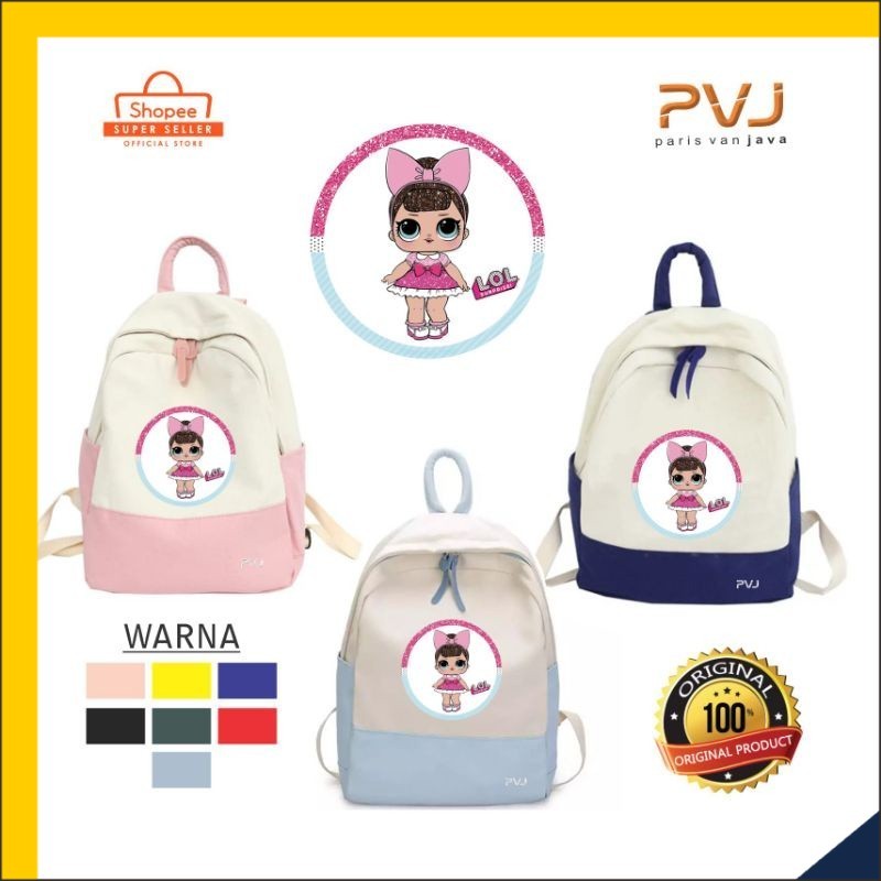 Tas LOL Anak Perempuan Ransel Sekolah Original JK Fashion Kids A1 29