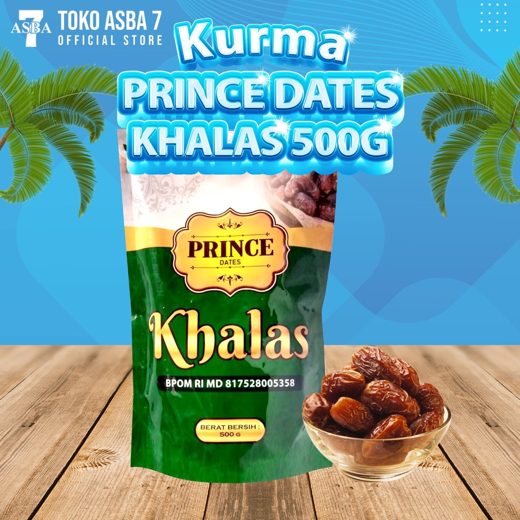 

KURMA KHALAS PRINCE DATES POUCH 500GR