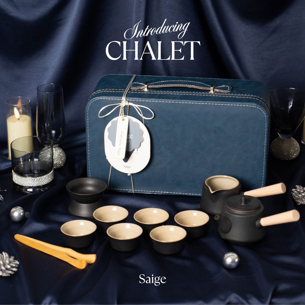 

[SAIGE] CHALET Tea Set Christmas Hampers Kado Natal Hampers Natal Kado Tahun Baru