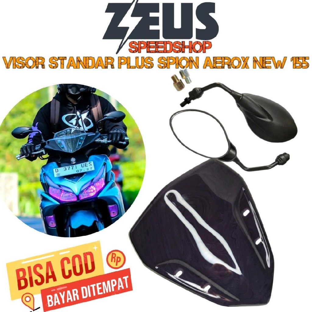VISOR PLUS SPION AEROX NEW 155 SPION X1 AEROX NEW 155 SPION CLICK AEROX NEW 155 Motorcycle Accessori