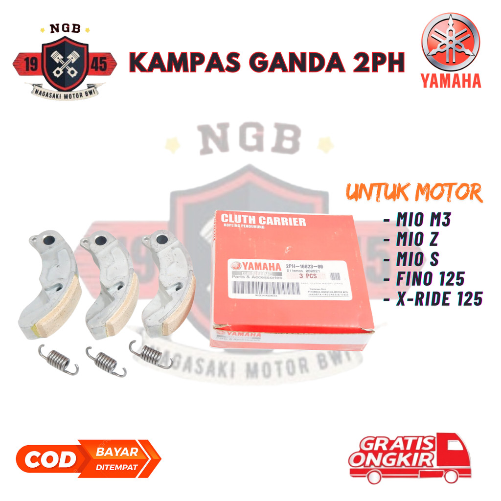 Kampas Ganda Mio M3 Mio Z Mio S - Kampas Ganda Fino 125 & X-Ride 125 2PH