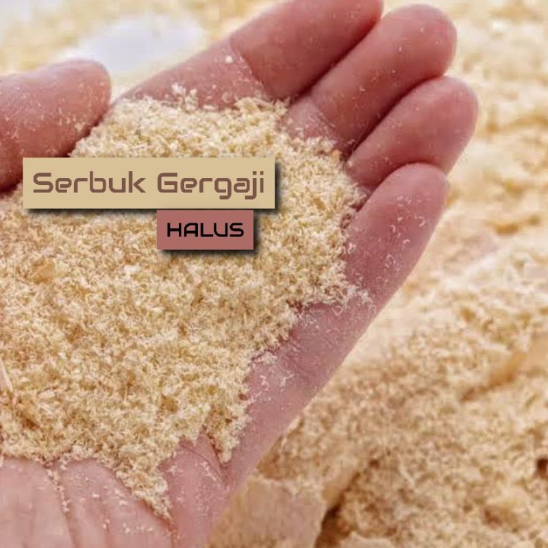 1Kg Serbuk Kayu Halus Bubuk Gergaji halus untuk Hamster