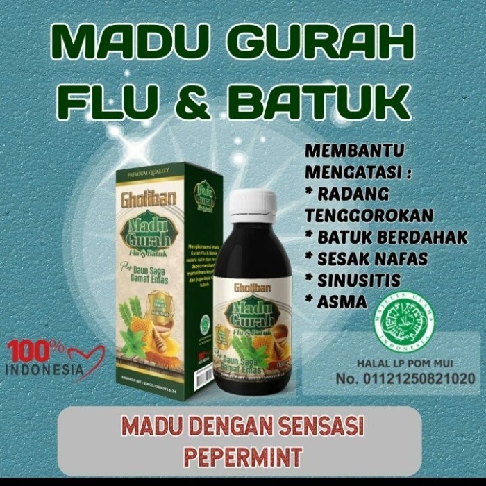 

Madu Gurah Gholiban 150 GR Madu Flu Batuk Sirup Herbal Ampuh Segala Penyakit Madu Sehat Madu Gurah Madu Plus Herbal Obat Batuk