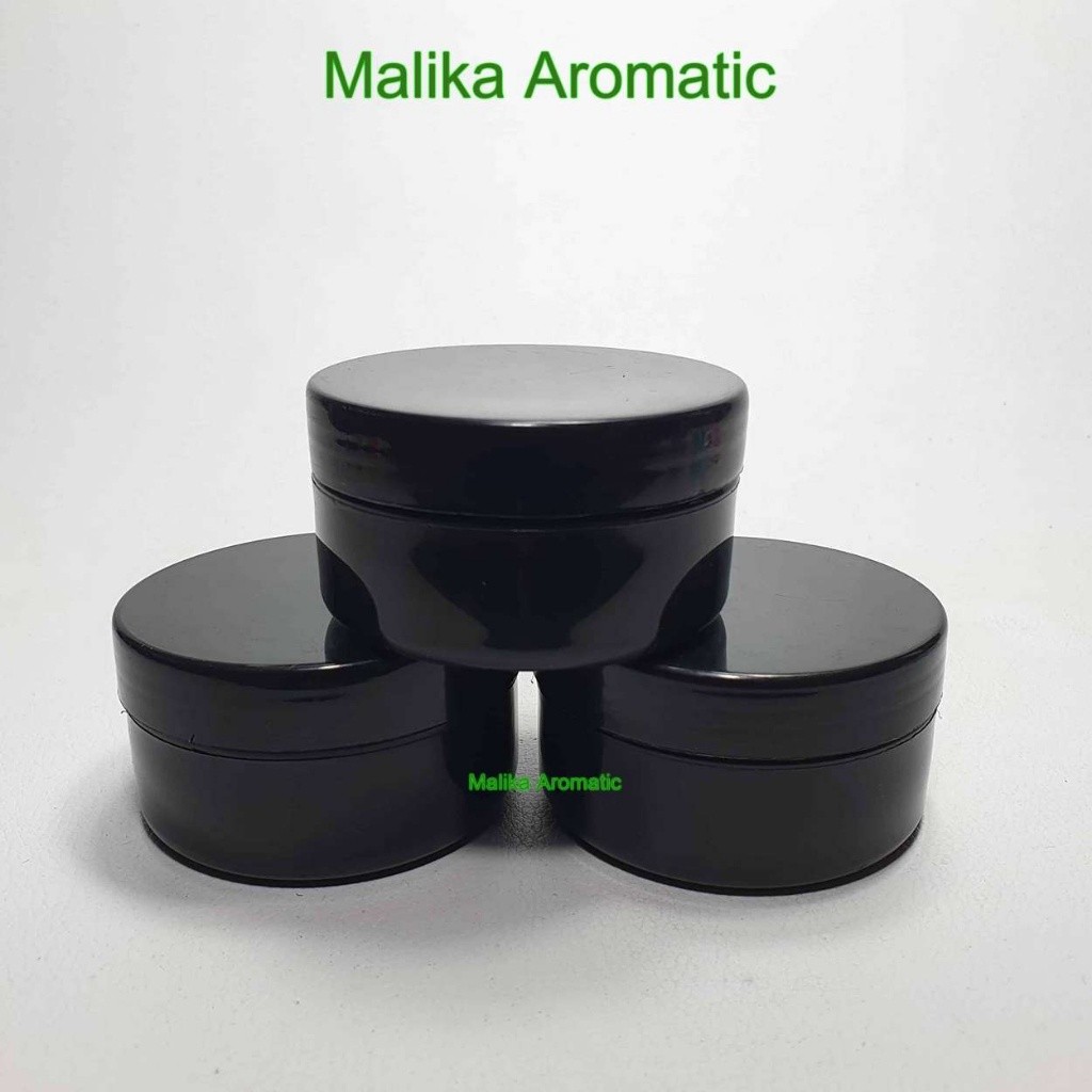 Pot Lulur Hitam 100 Gr / Pot Plastik / Pot Lulur / Pot Body Scrub / Pot Masker / Pot 100 Gr