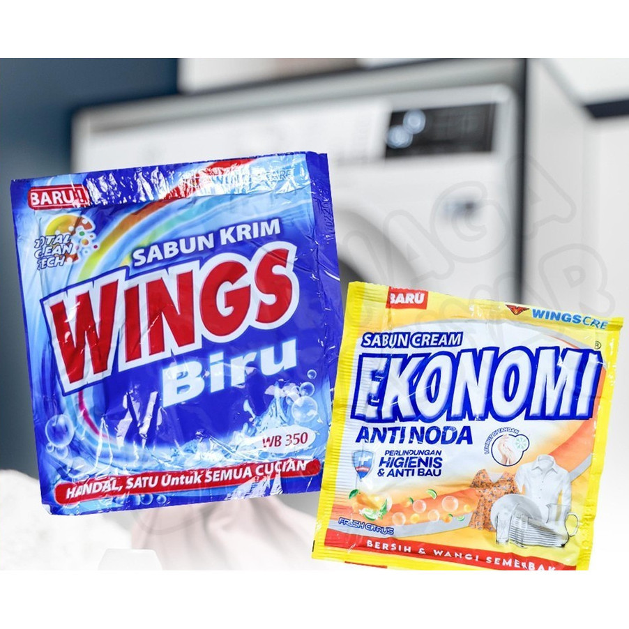 [Bisa COD] (1 PCS) DS Wings Ekonomi Sabun Colek  Cream Soap Anti Noda Kemasan Kecil (E-350K) PCK 70/