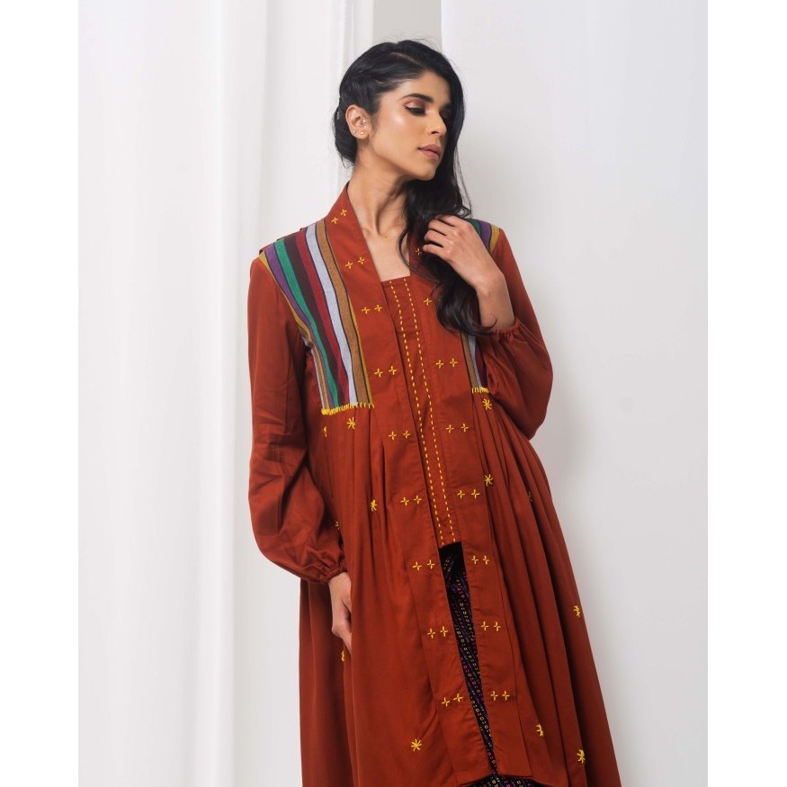 Lembayung Kebaya Atasan Wanita Terracotta