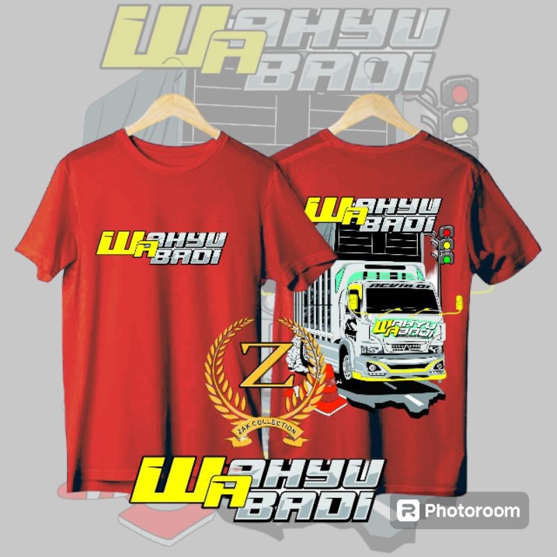 BAJU KAOS ANAK TRUK WAHYU ABADI USIA 1-11 TAHUN