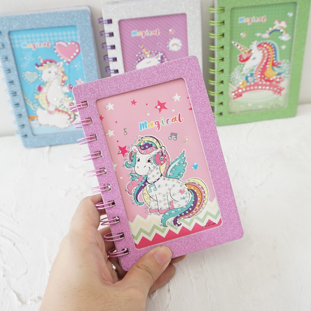 

NOTEBOOK UNICORN A7 / BUKU CATATAN A7 / BUKU DIARY A7 / NOTES KECIL