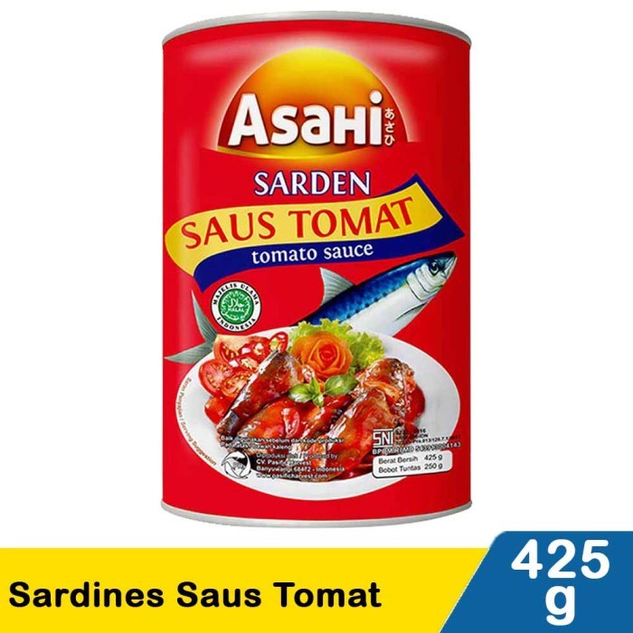 

ASAHI IKAN SARDEN SAUS TOMAT 425G Harga Termurah