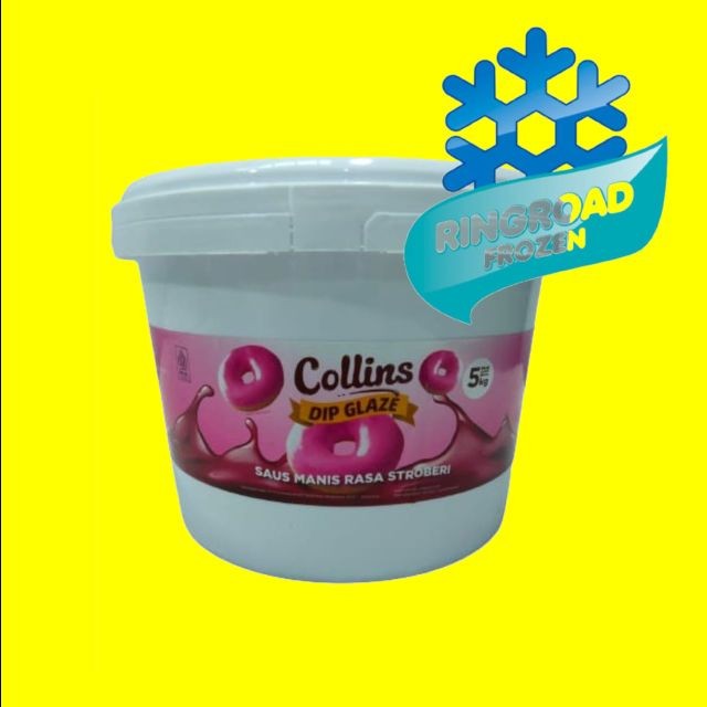 

COLLINS DIP GLAZE STROBERI 5 KG