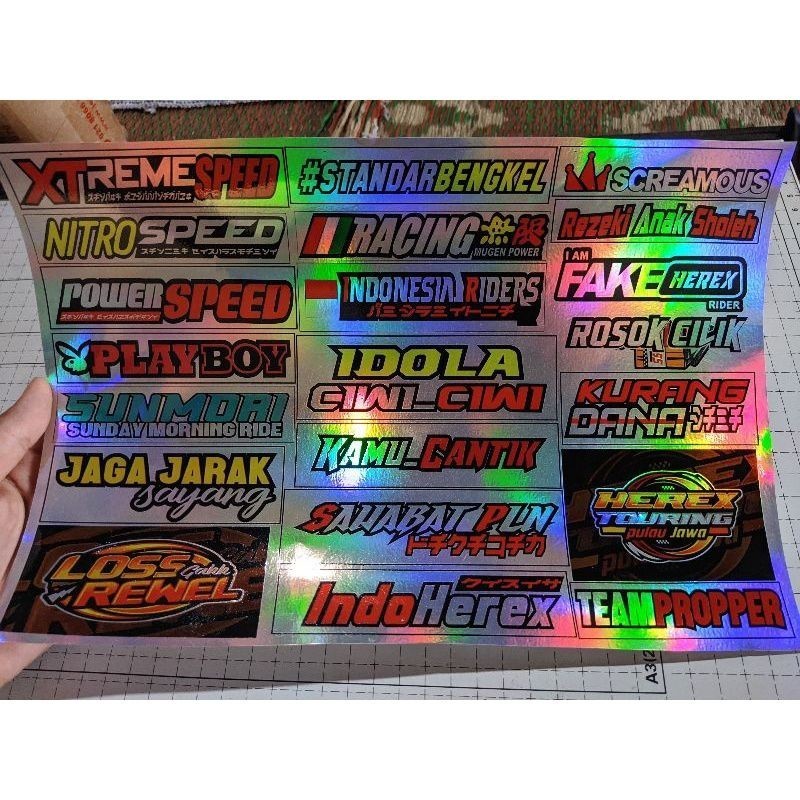 Cetak Kilat - STIKER HOLOGRAM, STIKER MOTOR HOLOGRAM, STIKER KATA HOLOGRAM