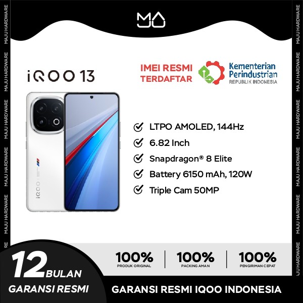 Iqoo 13 16/512GB - Garansi Resmi