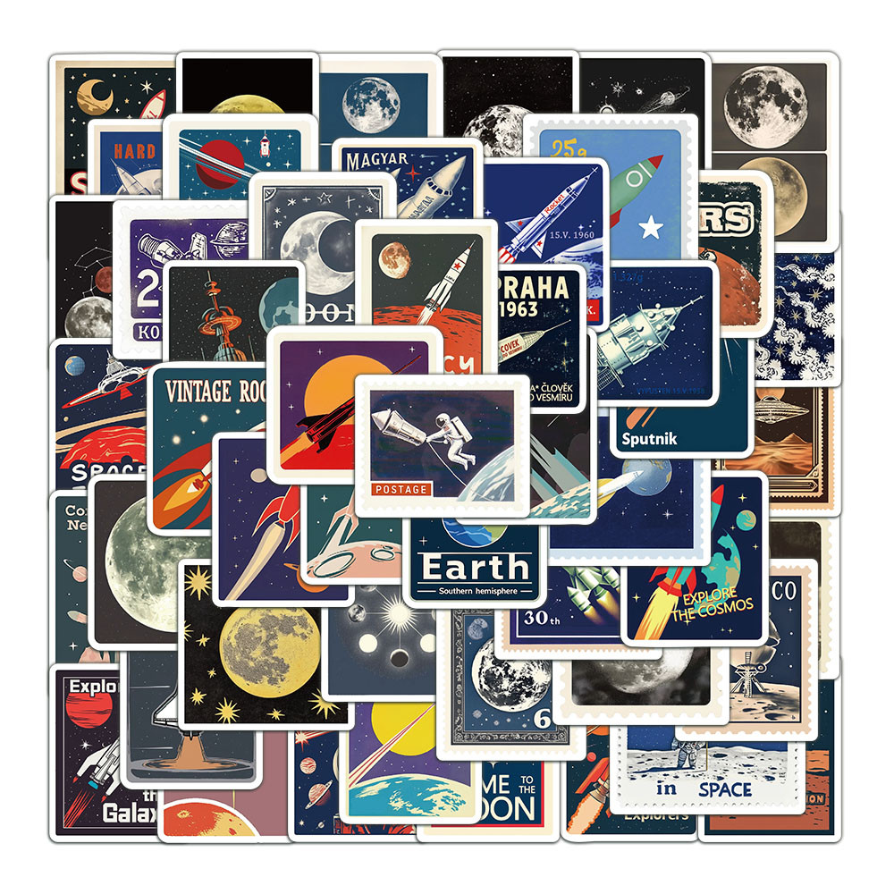 

50PCS Classic Movie Posters Nostalgic American Retro Stickers Personalized DIY Laptop Tablet Decorative Stickers