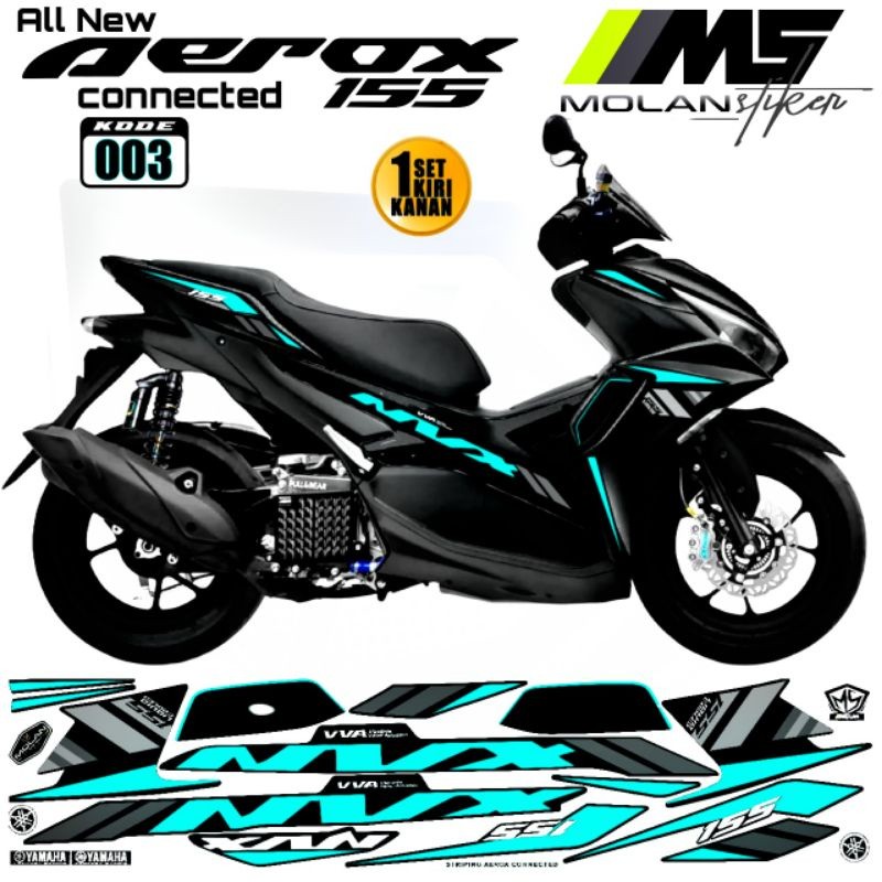 Decal Sticker Striping Variasi Aerox New NVX 155 All New Aerox 155 Connected Aerox 155 Vva Aerox New