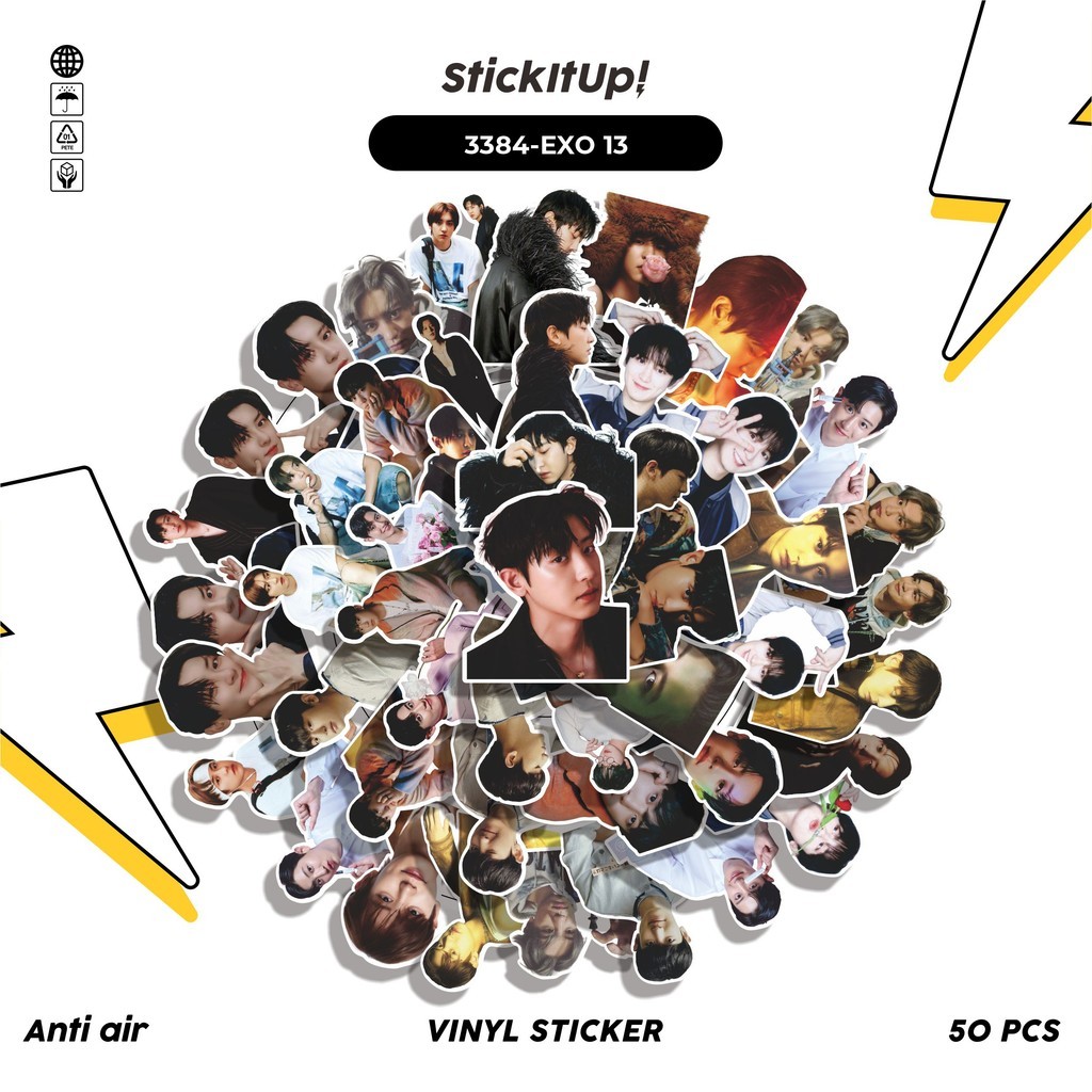 

COD✨ 50 Pcs Stiker CHANYEOL SERIES 01 Lucu Anti Air Untuk Dekorasi Notebook Sepeda Skateboard Handphone DIY