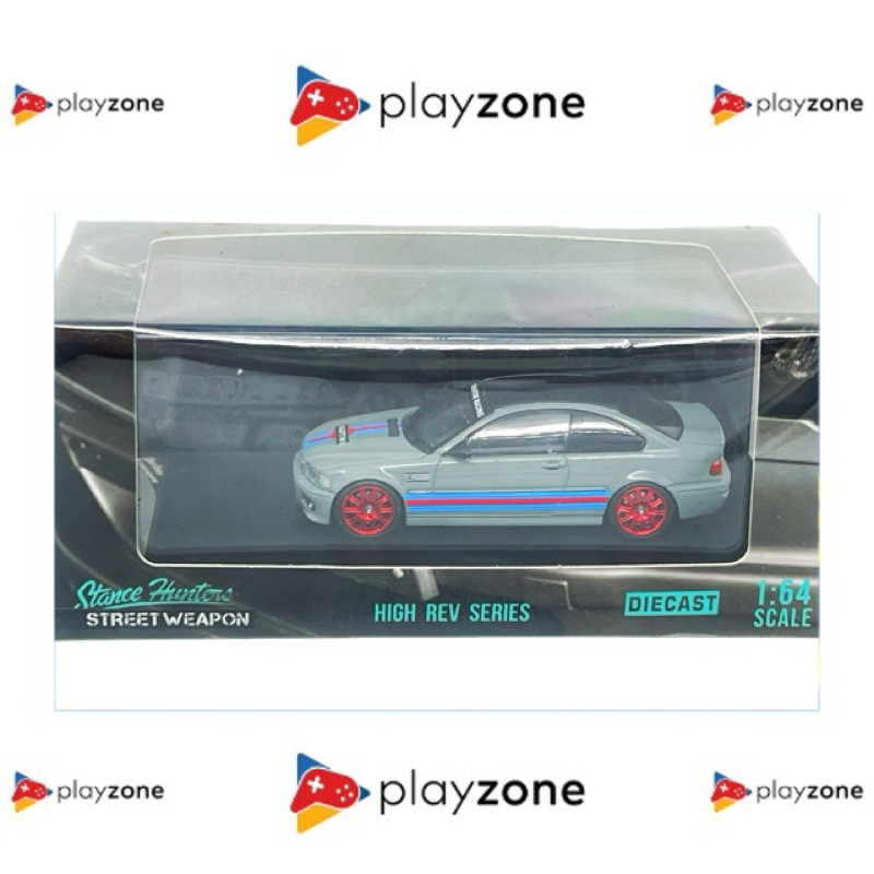 Stance Hunters X Street Weapon 64 BMW E46 M3 Cement Grey Martini