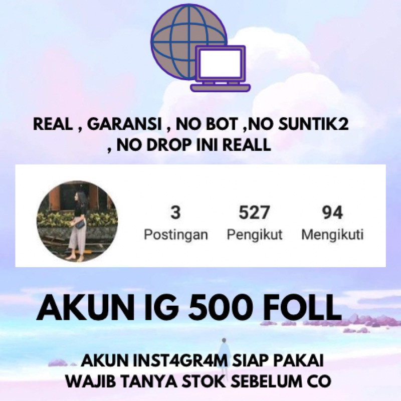 JUAL AKUN INSTAGRAM INDO REAL AKTIF