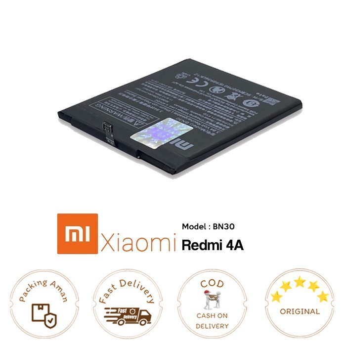 Baterai XIAOMI Redmi 4A BN30 ORI