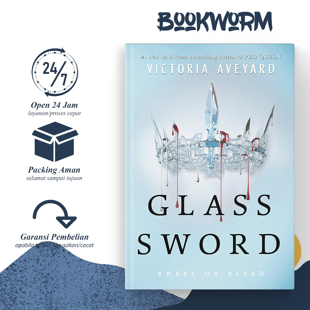 Glass Sword (Red Queen, #2) by Victoria Aveyard (English)