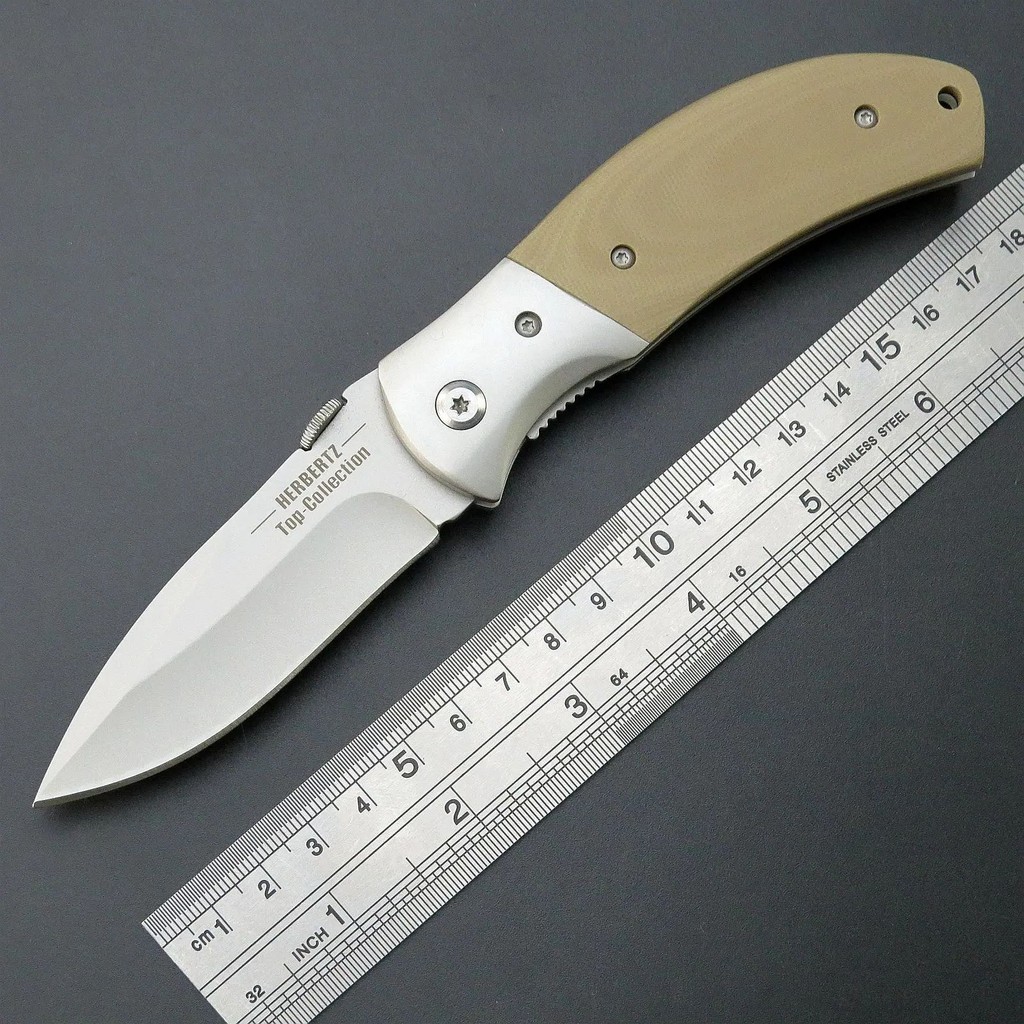 Eafengrow EF2 Camping Knife D2 Steel Blade + G10 Handle Hunting Knife For Outdoor Tactical Knife EDC