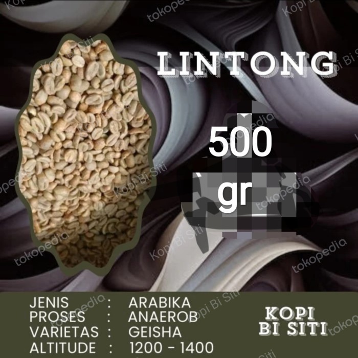 500gr GreenBean Arabika Lintong Anaerob Proses