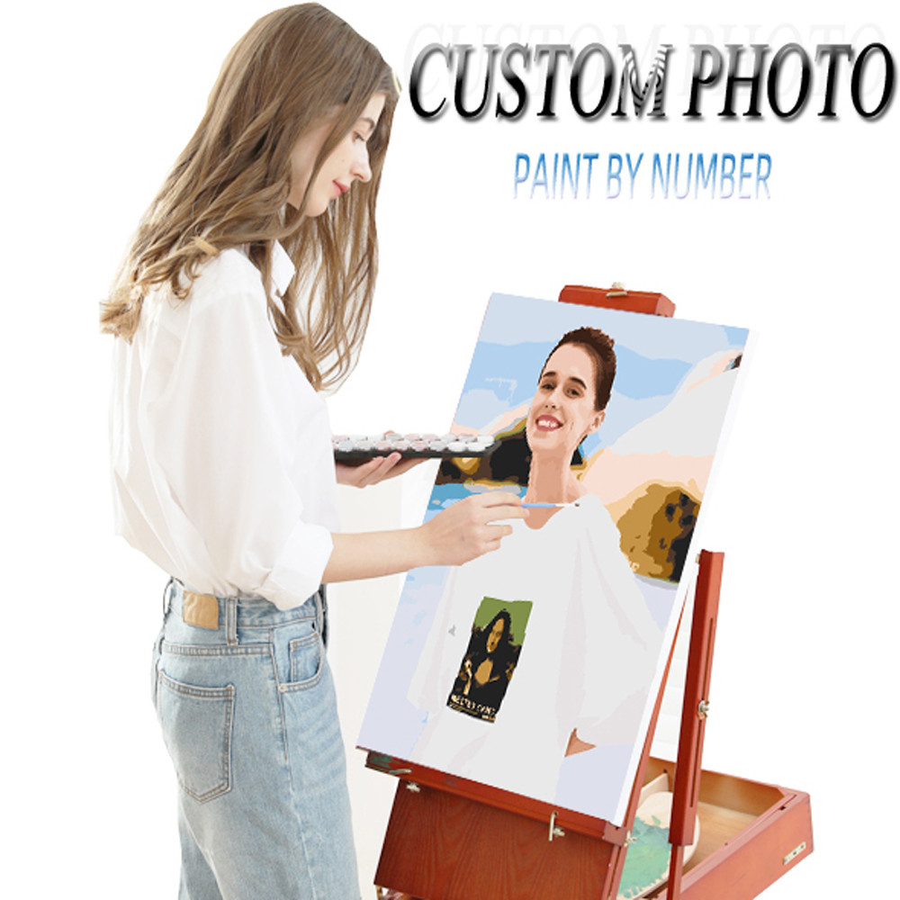 

PBYN DIY Custom Photo By Numbers Personality Picture Personalized Painting By Numbers Acrylic Coloring By Numbers Gift