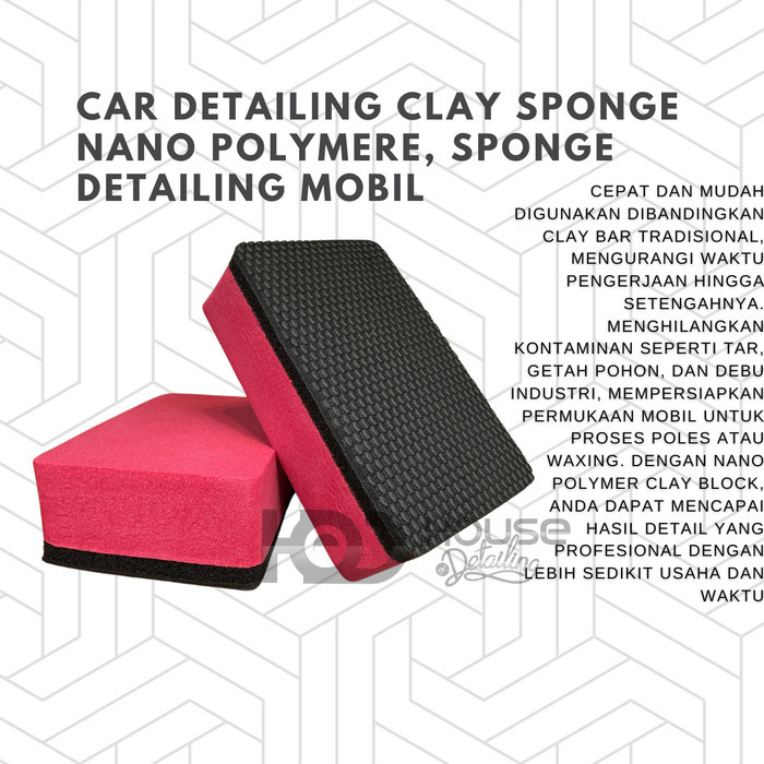 Magic Clay Sponge / Clay Bar Sponge / Sponge Magic Clay, Detailing Car Sponge/ Magic Sponge Detailin