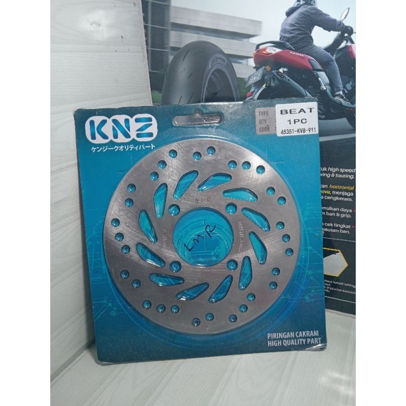 piringan cakram depan beat 4535-KVB-911 KNZ ORI PART MOTOR