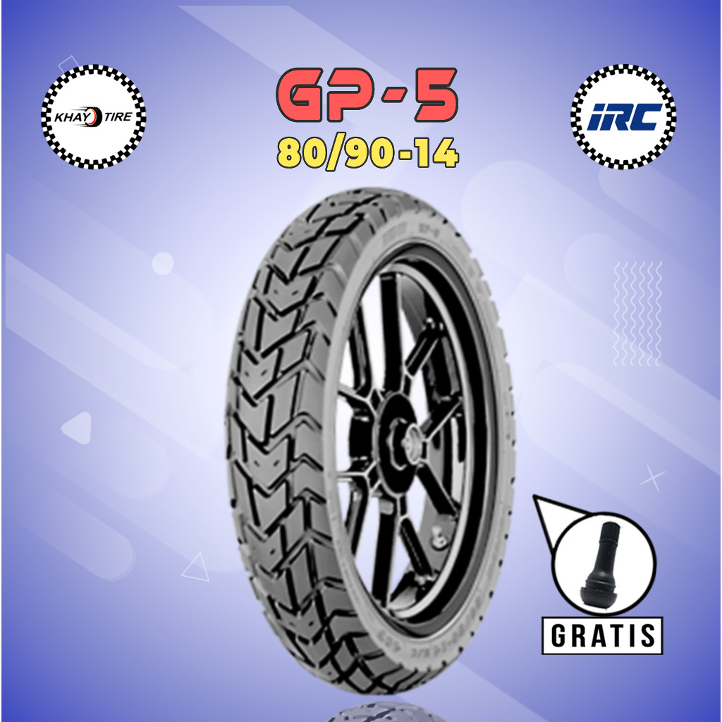 Ban Motor Matic IRC GP5 80/90 Ring 14 Tubeless