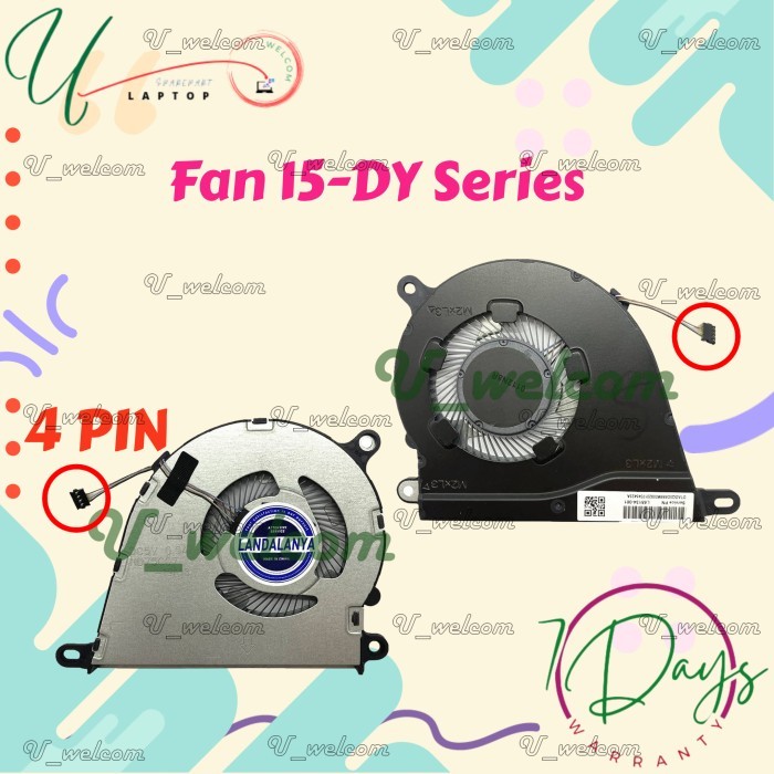 Fan Pavilion 15-DY 15-DY1024 15-dy1036nr 15S-FQ 15s-eq 340S G7 TPN-Q221 15T-DY 15-DY1751ms 1010NR Se