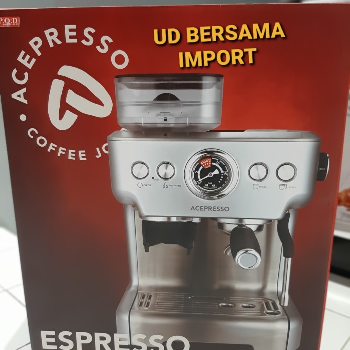 coffe maker espresso mesin kopi ACEPRESSO with grinder stainless stell
