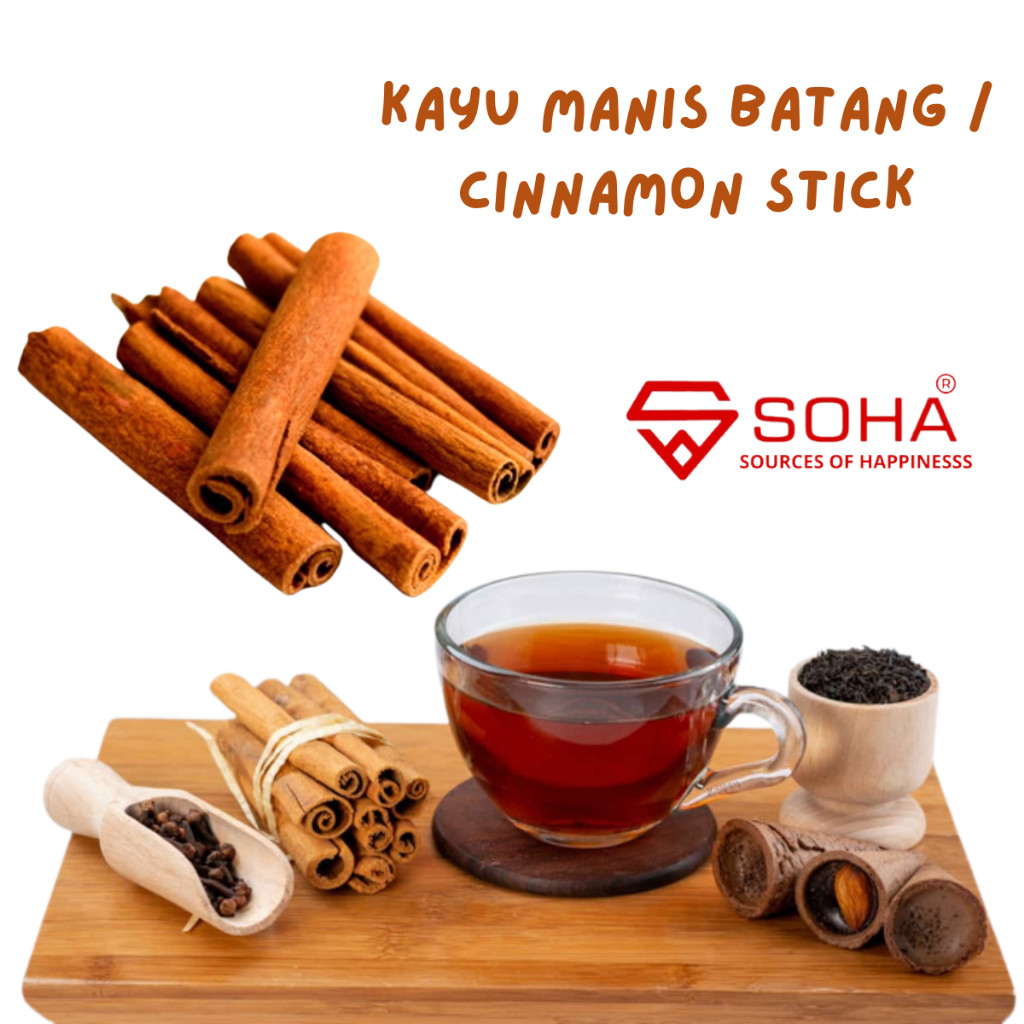 

Batang Kayu Manis / Cinnamon Stick Cassiavera Kulit Premium Quality