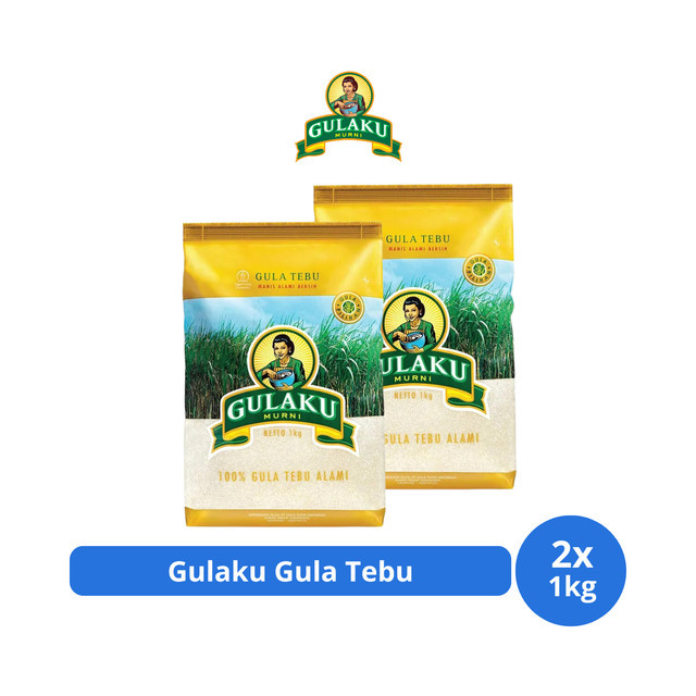 

Gulaku Gula Tebu 1kg x 2 pcs Termurah