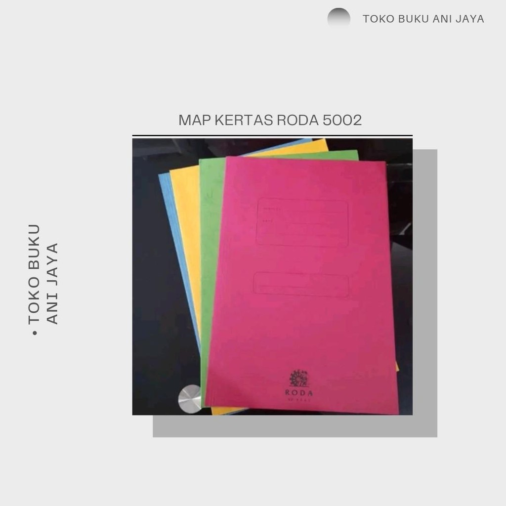 

MAP KERTAS BERKUALITAS MEREK RODA 5002 Kantor Stationery