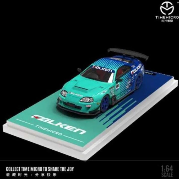 TIMEMICRO TOYOTA SUPRA A80Z FALKEN DIECAST TIME MICRO