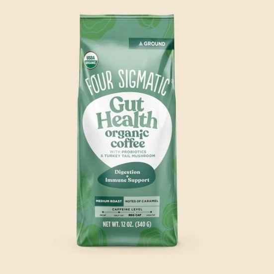 four sigmatic Gut Health Ground Coffee Bag