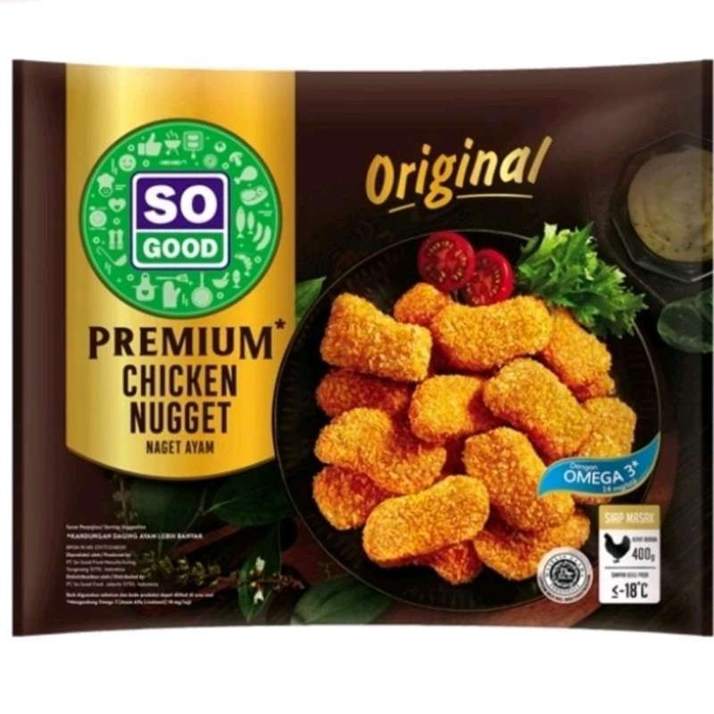 

So Good Premium Chicken Nugget Original 400 gr