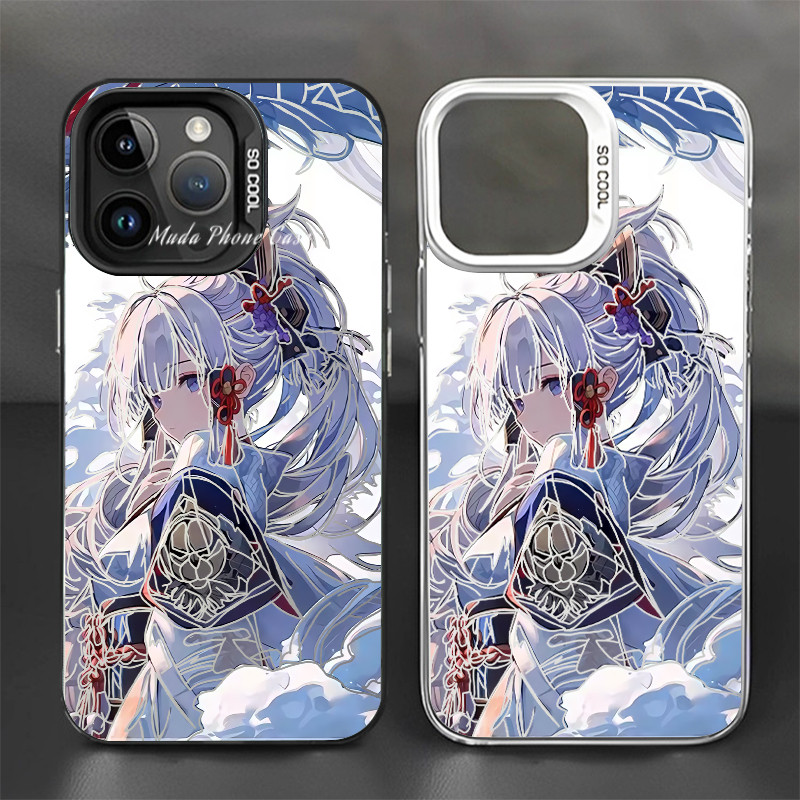 VIVO Case Genshin impact Kamisato Ayaka Case VIVO Y02 Y10 Y100 Y78 Y27 Y35 Y20 S16 Y03 Y32 Y17 Casin