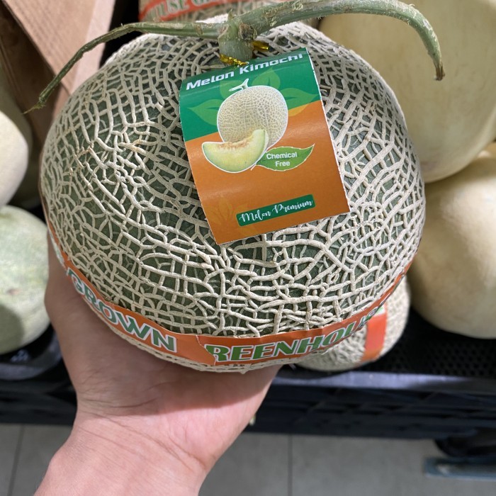 

Melon kimoji manis lembut daging hijau fresh /pcs